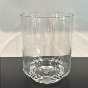 Clear Glass Hurricane Vase